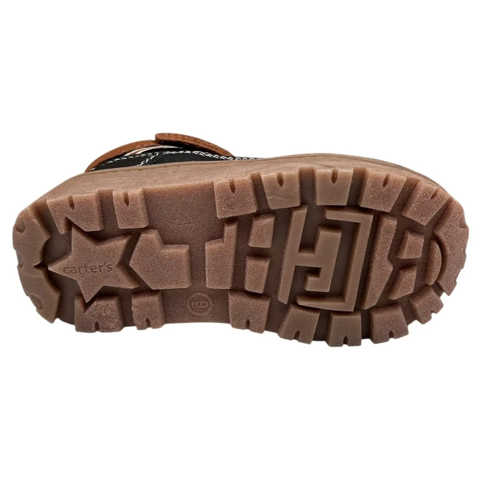 Carter's Donner Toddler Boy's Slip-on Sporty Boot Size 9 Brown/Black‎ Shoes